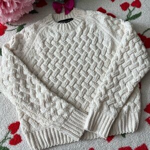 Kendall & Kylie Textured Knit Sweater